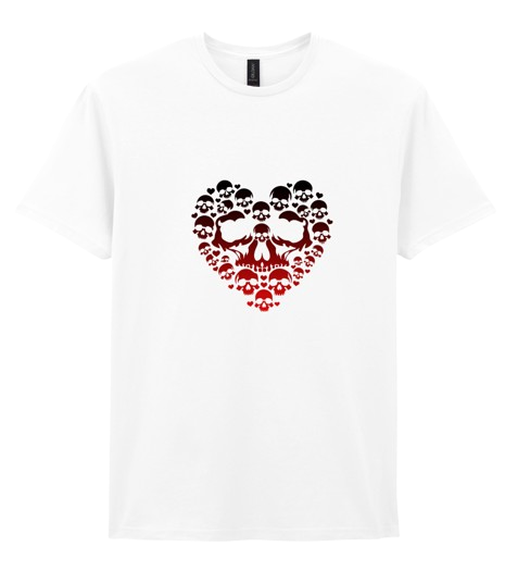 Gothic Open Skull Heart