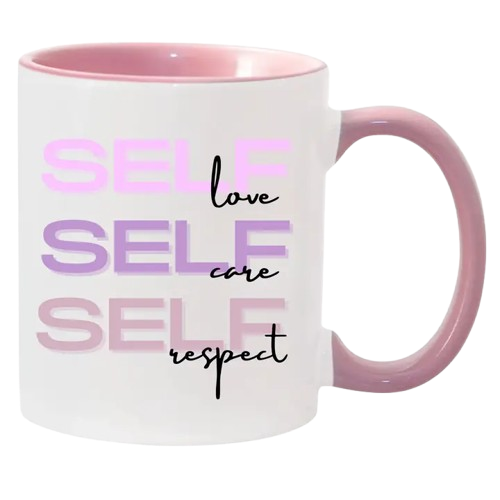 Mental Health Mug, Daily Affirmations - Self Love